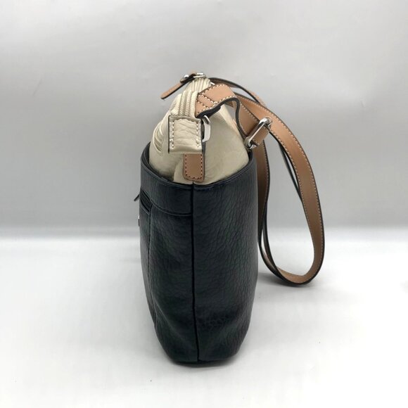 Giani Bernini Color Block Pebbled Crossbody Bag - Picture 3 of 10